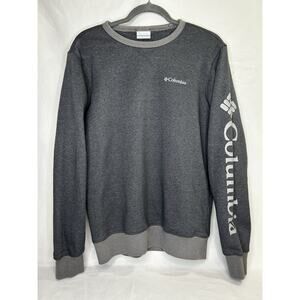 Columbia Trek Crewneck Sweatshirt Men's Small Two Tone Gray